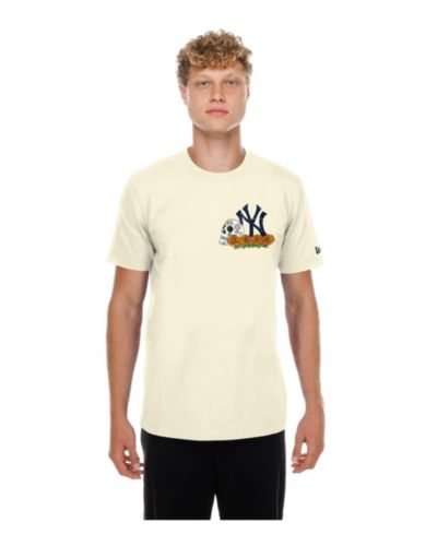 New Era Мужская футболка New York Yankees Dia de los Muertos Sugar Skull, натуральный цвет