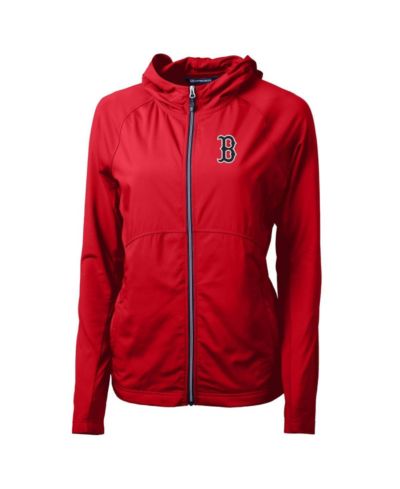 Cutter & Buck Women's Red Boston Red Sox Adapt Eco Knit Full-Zip Jacket