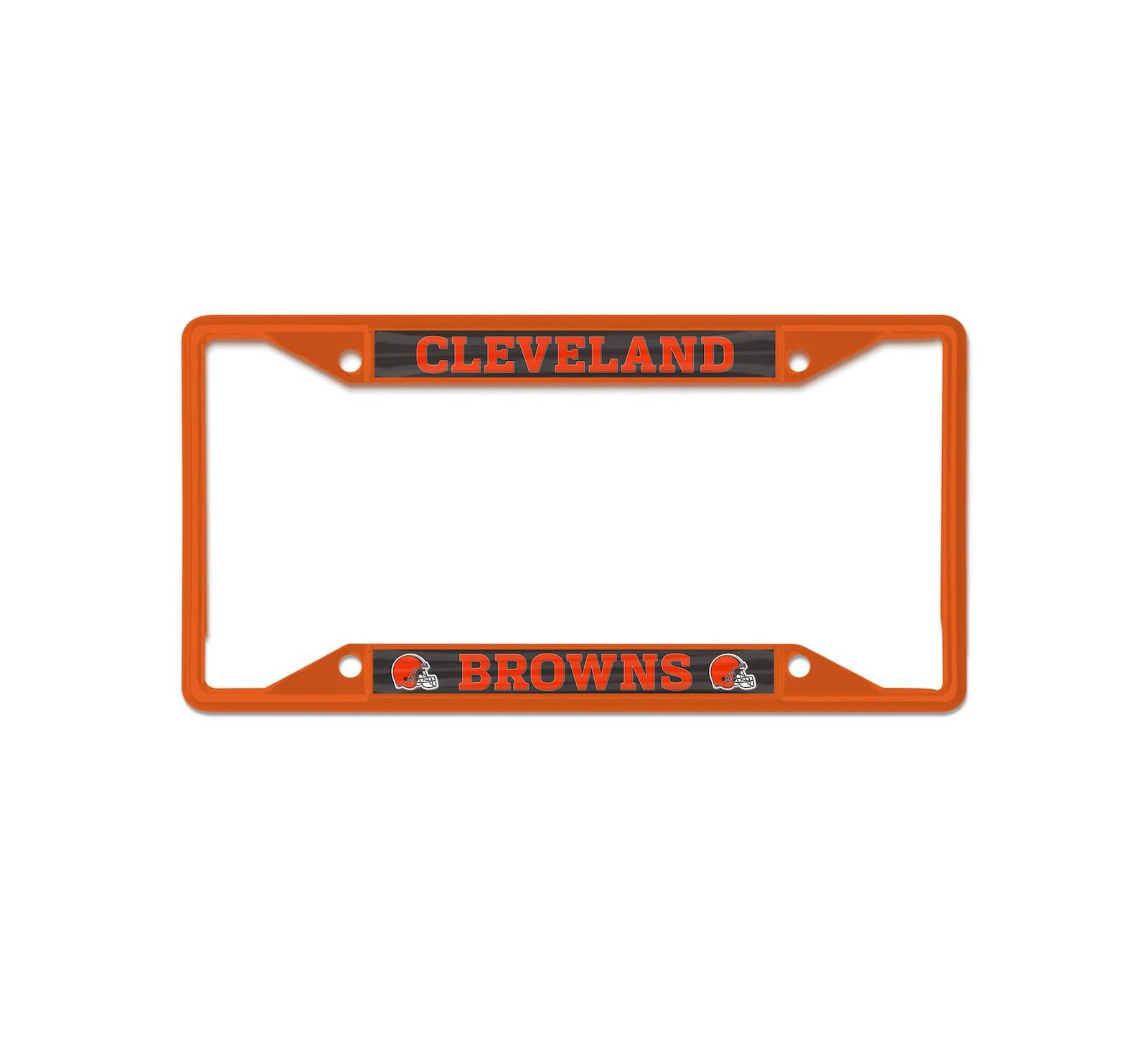 Рамка для номерного знака Wincraft Cleveland Browns Chrome Color