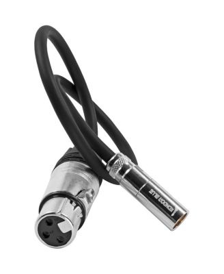 Экранированный аудиокабель Kondor Blue 16" TA4M 4-Pin Mini XLR Male to 3-Pin XLR Female для аудиоустройств Shure