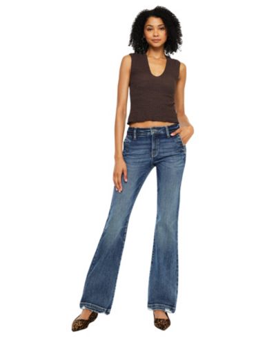 KanCan Женские джинсы Delcie Mid-Rise Bootcut