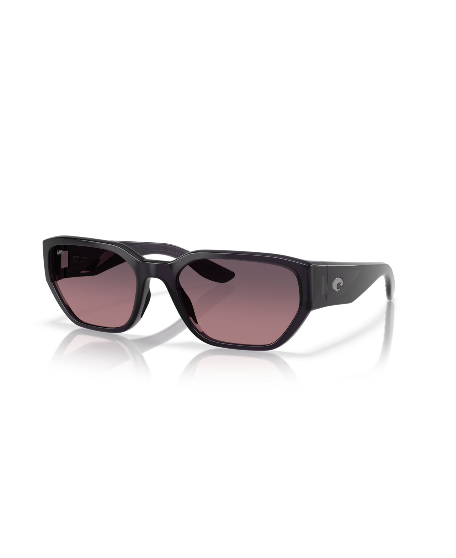 Costa Del Mar Unisex Polarized Rectangle Sunglasses, Clemente 6S9125