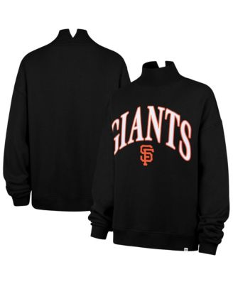 '47 Brand Женская джемпер Black San Francisco Giants Oversized Vantage Mock Neck Sweatshirt