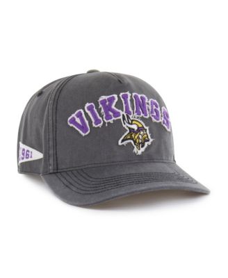 Мужская кепка '47 Brand Charcoal Minnesota Vikings Calderwood Well Worn Hitch Adjustable Hat