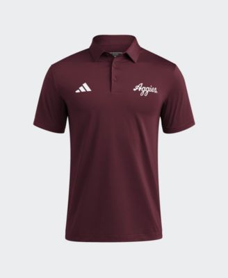 adidas Men's Maroon Texas A&M Aggies Ultimate 365 Solid Polo Shirt