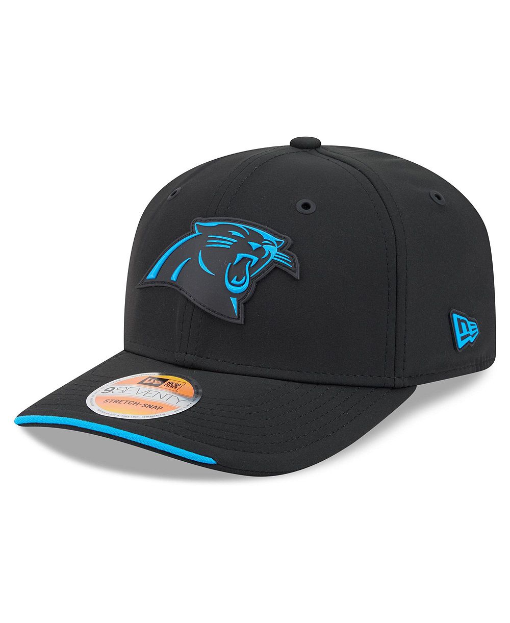 New Era мужская черная регулируемая кепка Carolina Panthers 2026 Sideline 9SEVENTY