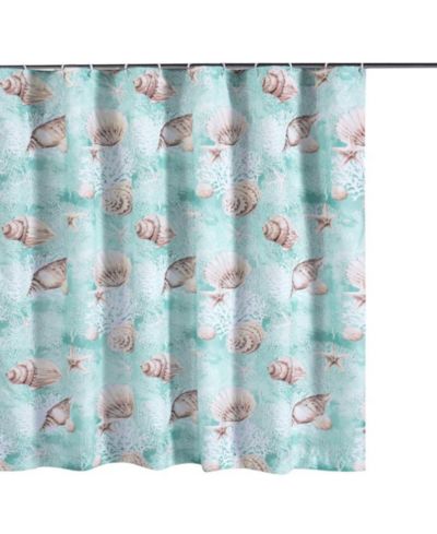 Barefoot Bungalow Bath Shower Curtain Ocean