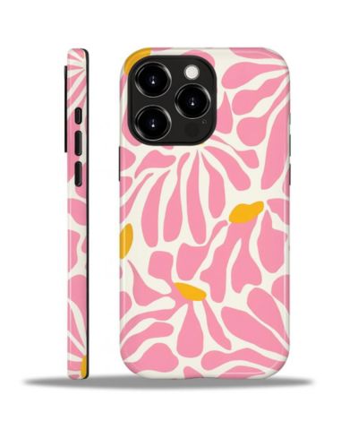 GONEZ Colorful Flower Art 2-in-1 Dual-Layer Shockproof Case for Apple iPhone 16 Pro Max