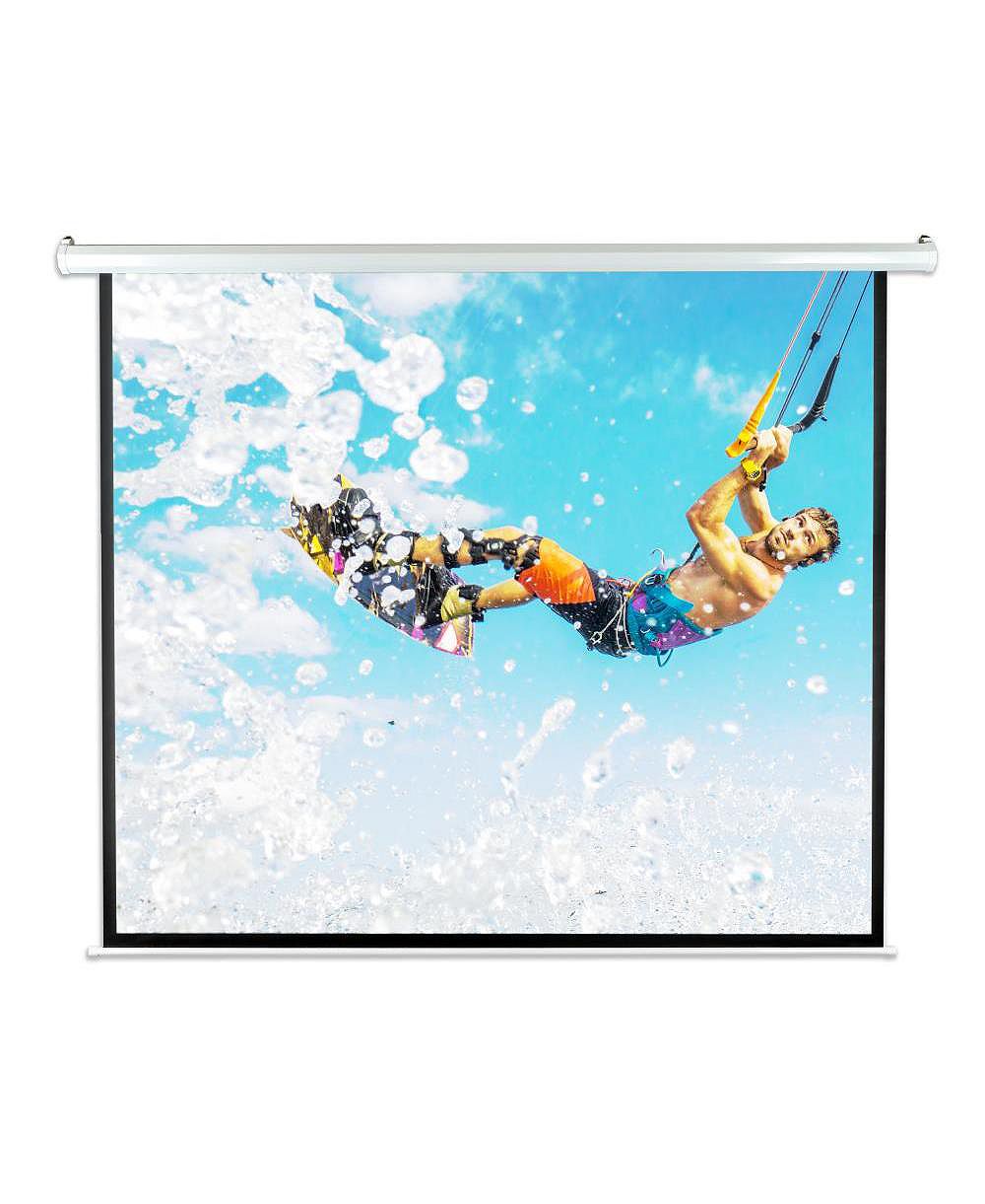 Моторизированный проекционный экран Pyle 84 inch с пультом управления