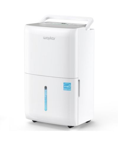 Waykar 120 Pint Dehumidifier for Home Basement - Up to 6,000 Sq. Ft