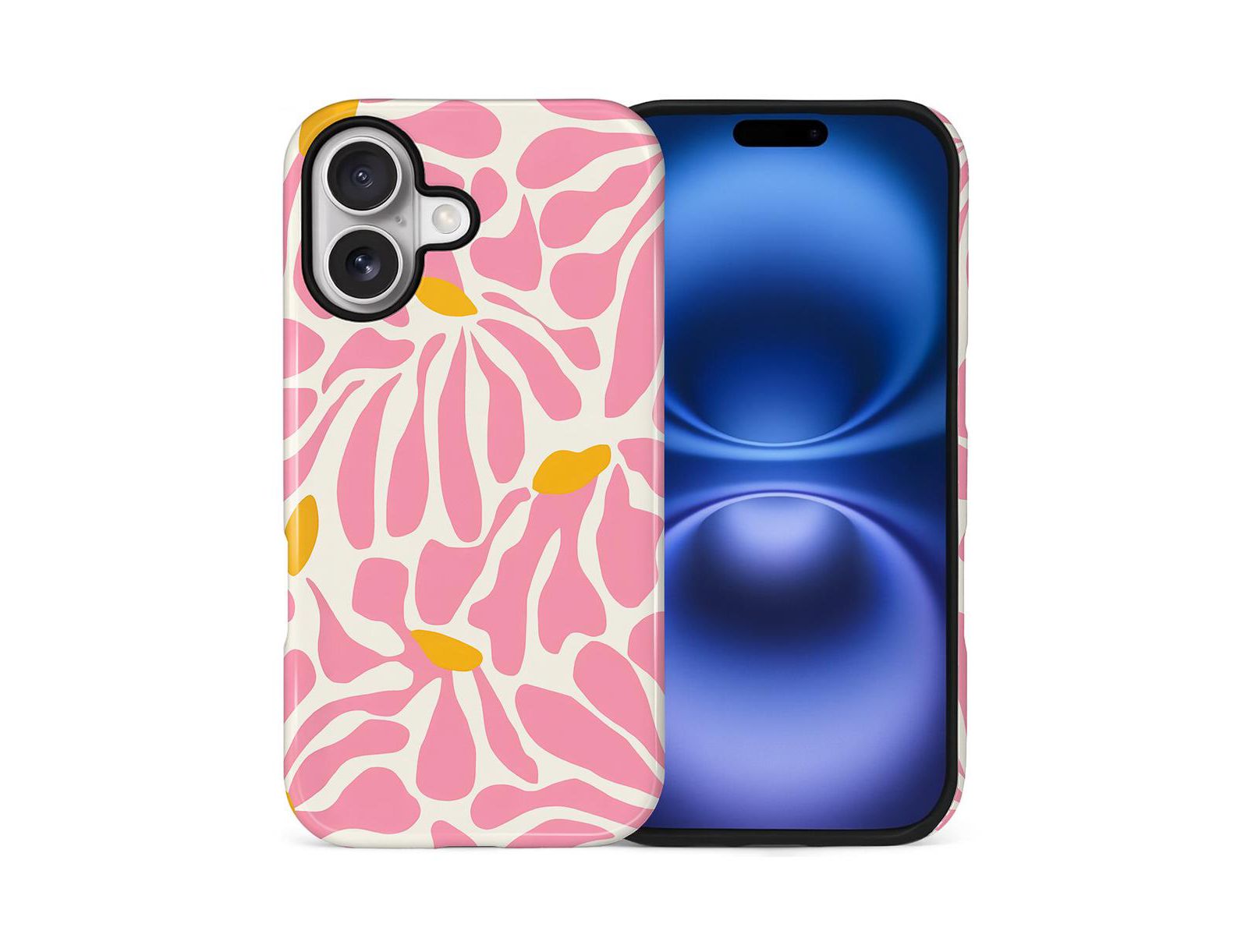 GONEZ Dual-Layer Shockproof Glossy Case for Apple iPhone 16 Plus
