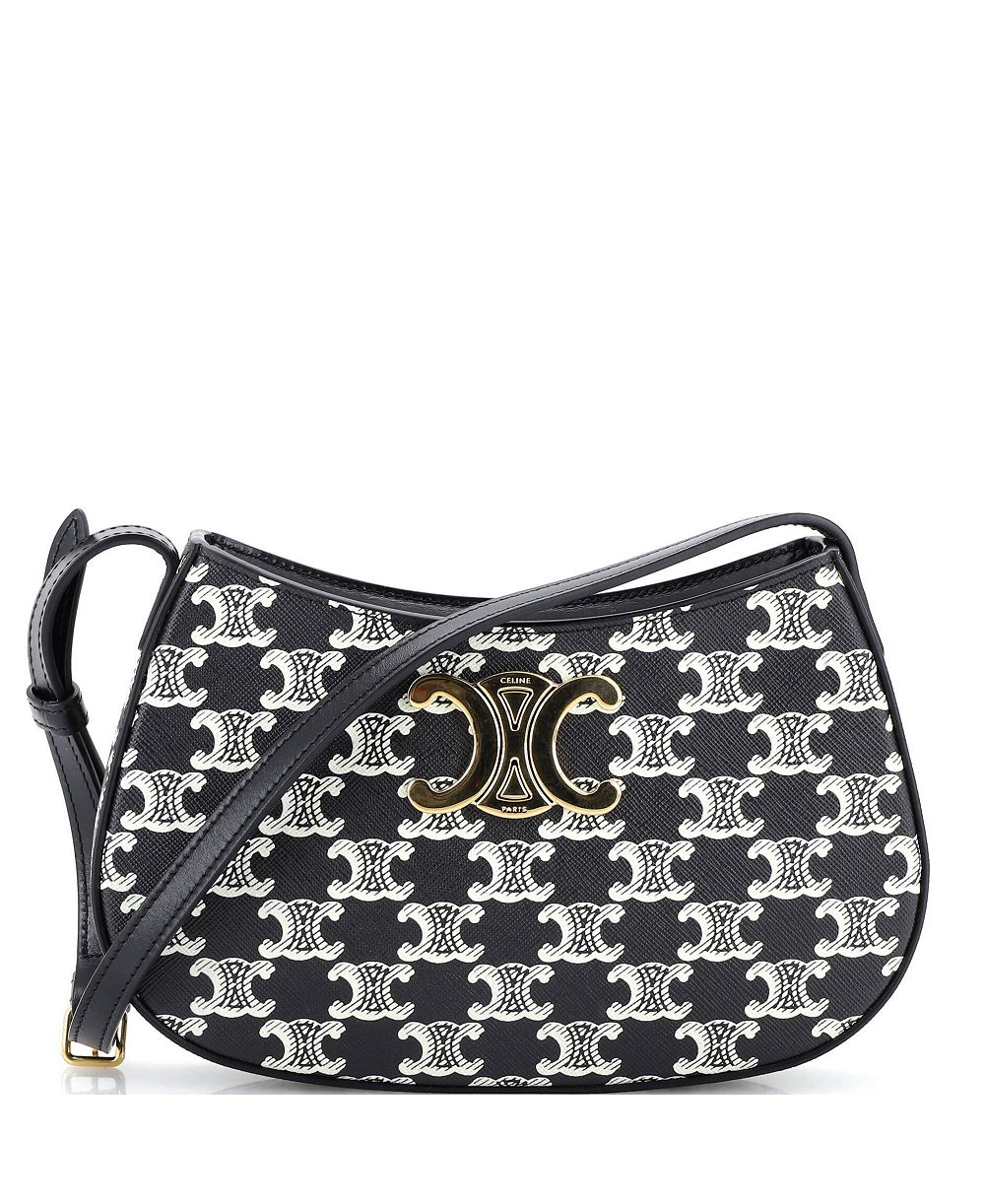 Celine сумка Triomphe Tilly, средняя, из покрытия canvas