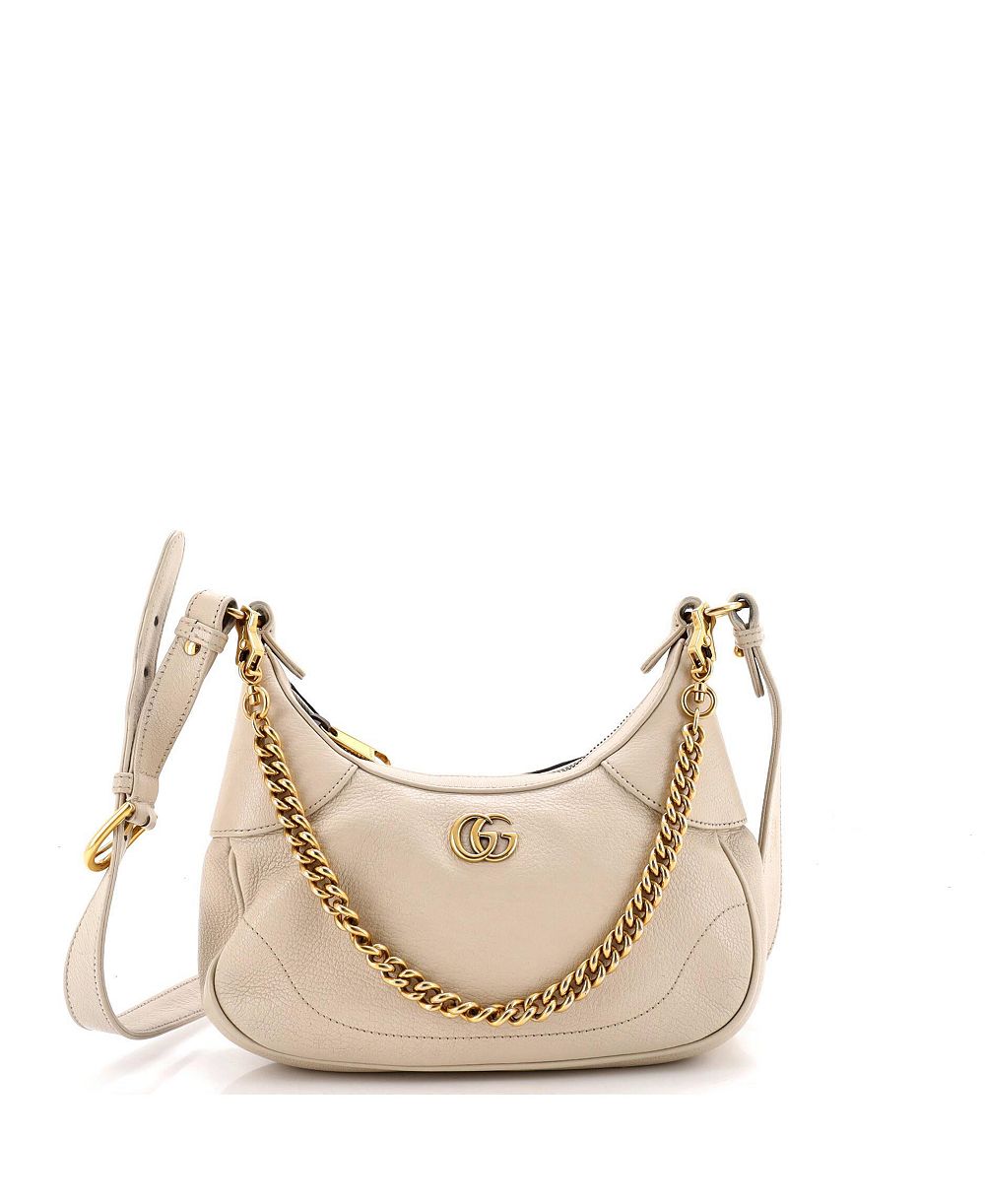 Б/у кожаная сумка Gucci Small Aphrodite с молнией на плечо