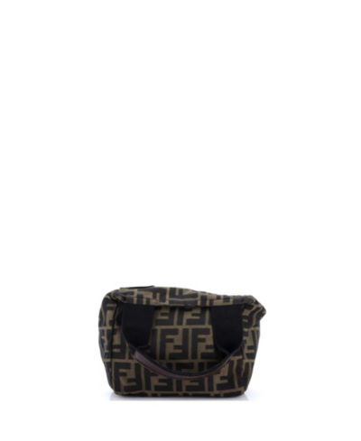 Pre-Owned Fendi Mini Vintage 1925 Cosmetic Tote Zucca Canvas