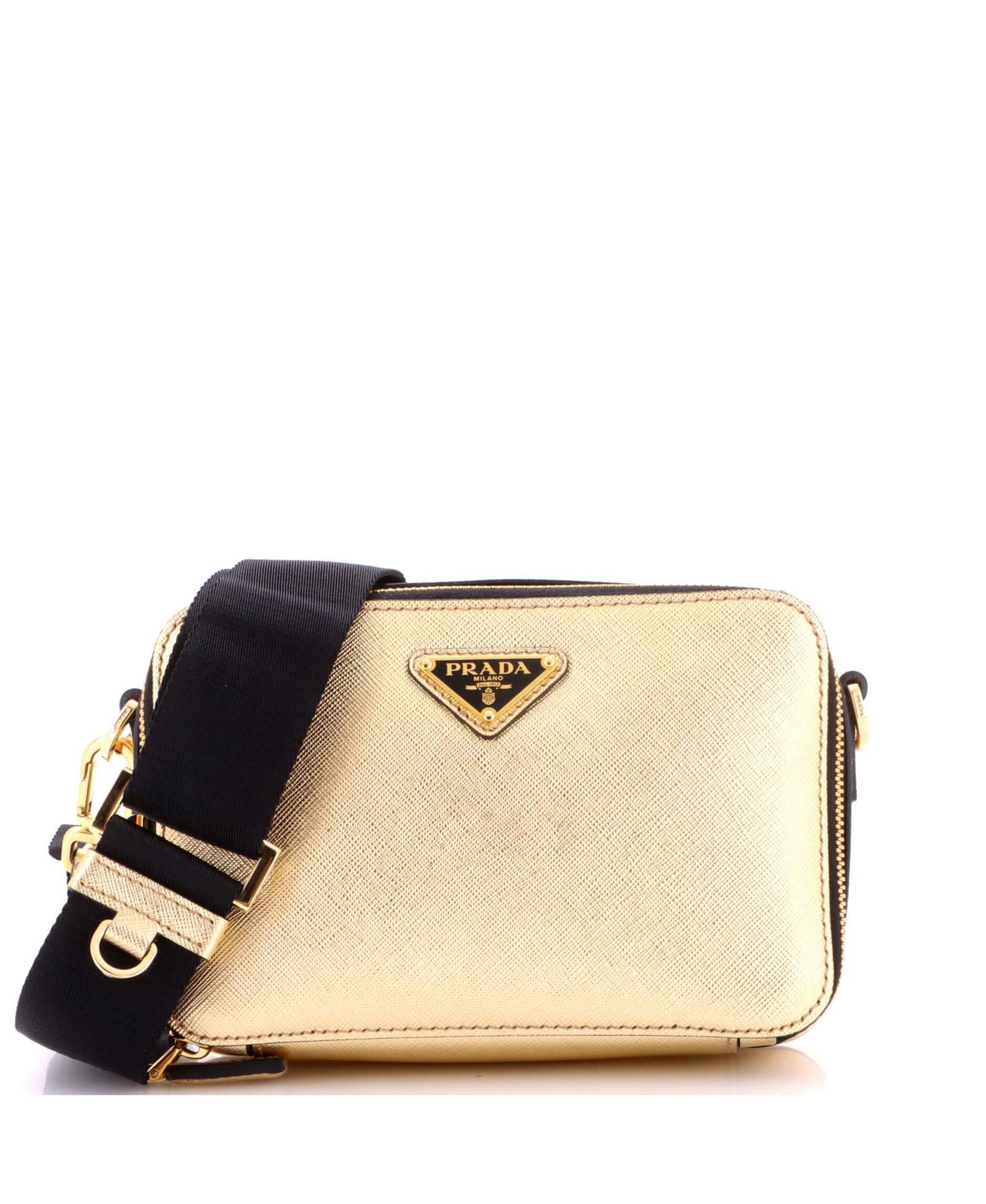 Pre-Owned Prada Brique мини-сумка через плечо из кожи Saffiano