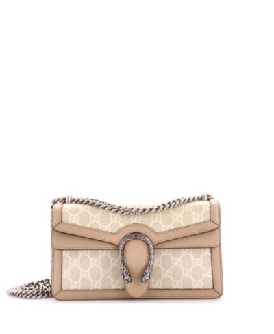 Pre-Owned Gucci Small Dionysus Bag GG Coated Canvas with Leather