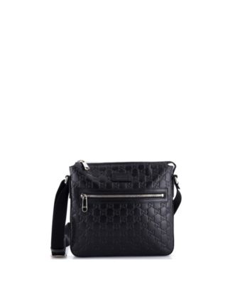 Б/у сумка-мессенджер Gucci Small Signature Zip Guccissima Leather