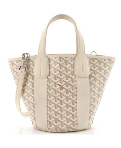 Pre-Owned Goyard PM Belharra Tote Coated Canvas