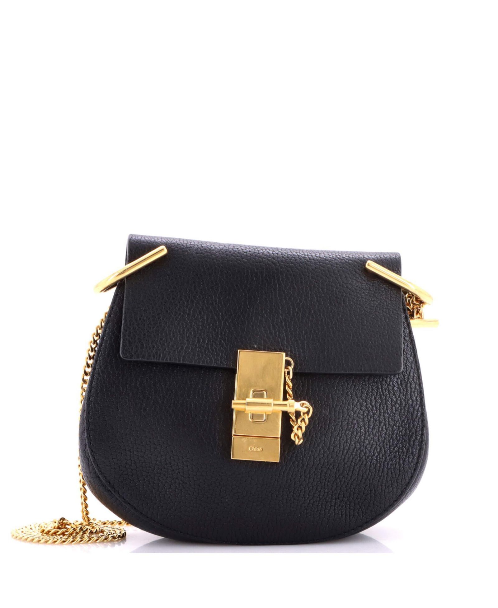 Chloe Mini Drew кожаная сумка через плечо, б/у