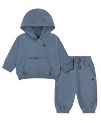 abercrombie kids детский комплект из двух предметов: толстовка на молнии и брюки из флиса для мальчиков 2T-5T