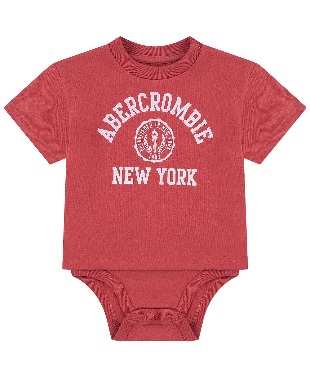 abercrombie kids Детский боди Y2K Crest для мальчиков (2 в 1)
