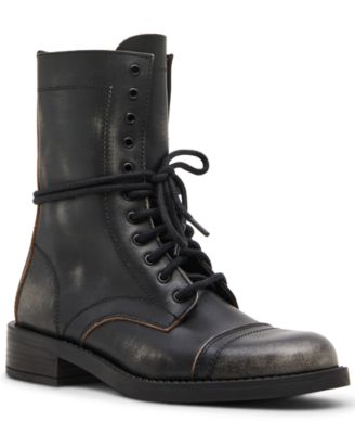 Женские ботинки Steve Madden Women's Yukon Lace-Up Combat Booties