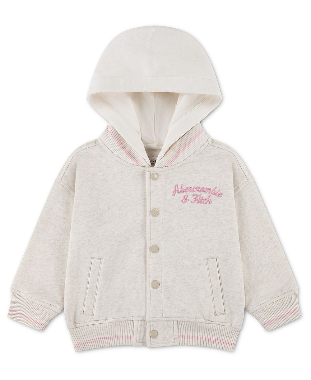 Детский бомбер abercrombie kids Logo Varsity Fleece