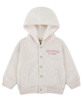 Детский бомбер abercrombie kids Logo Varsity Fleece