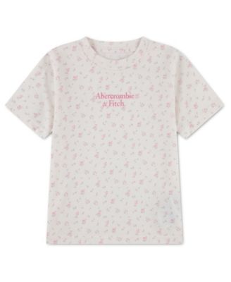 abercrombie kids Toddler Girls' 2T-5T Printed Logo Classic T-Shirt