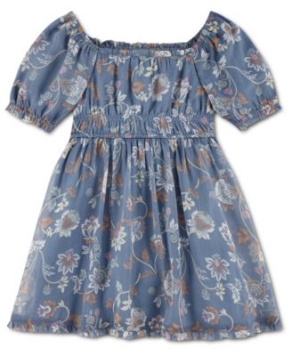 Платье abercrombie kids Babydoll Mini Short-Sleeve для девочек 2T-5T