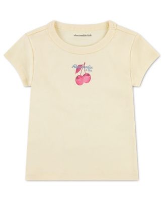 Детская футболка abercrombie kids с принтом вишни