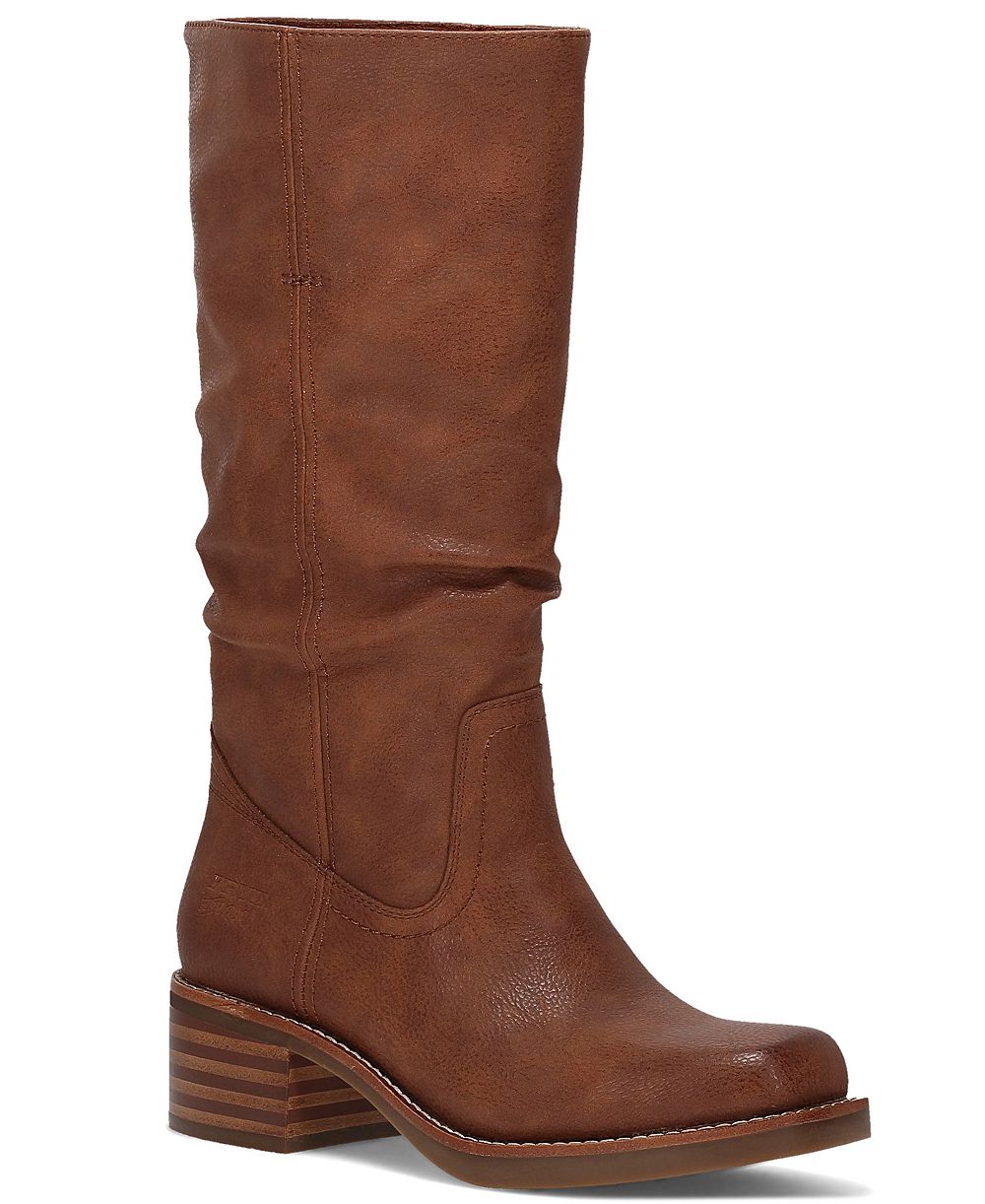 Frye and Co. Women's Miranda Stacked Heel Slouchy Boots