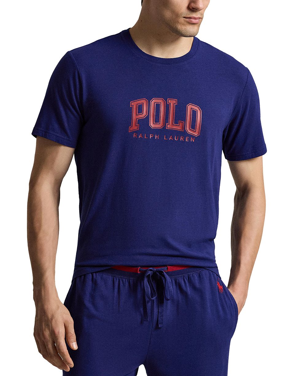 Polo Ralph Lauren Мужская футболка для сна с круглым вырезом