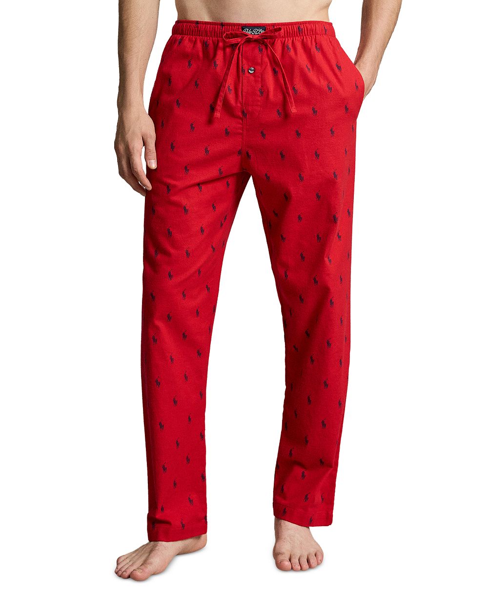 Мужские фланелевые пижамные брюки Polo Ralph Lauren