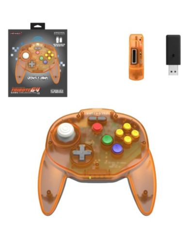 Беспроводной контроллер Retro-Bit Tribute 64 для Nintendo 64, Switch, PC, USB