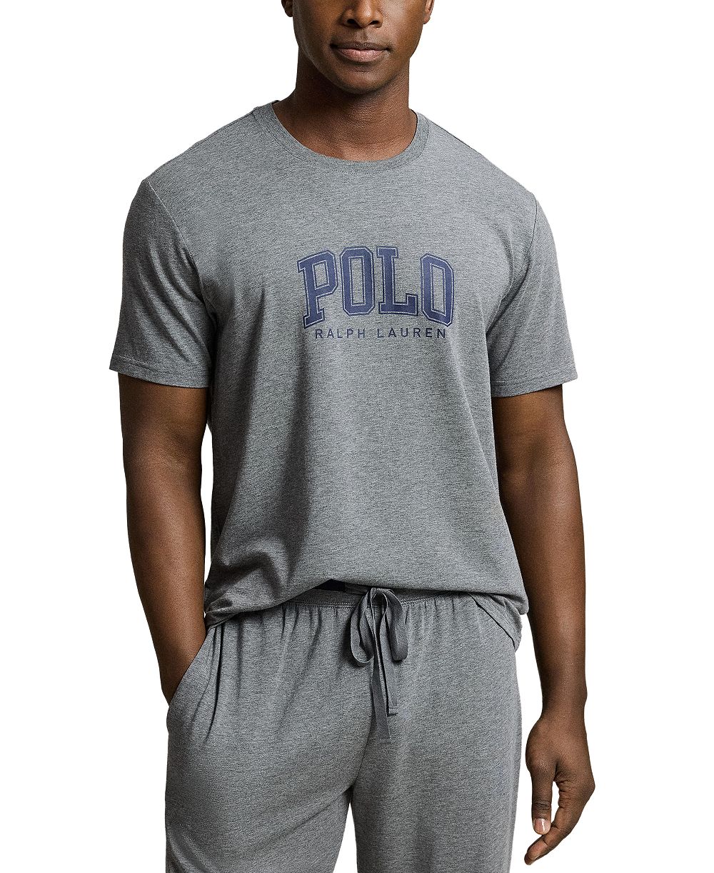 Polo Ralph Lauren Мужская футболка для пижамы с круглым вырезом