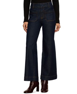 Sanctuary Women's Mid-Rise Wide-Leg Jeans