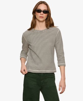 Женская футболка Sanctuary 3/4-Length-Sleeve Crewneck