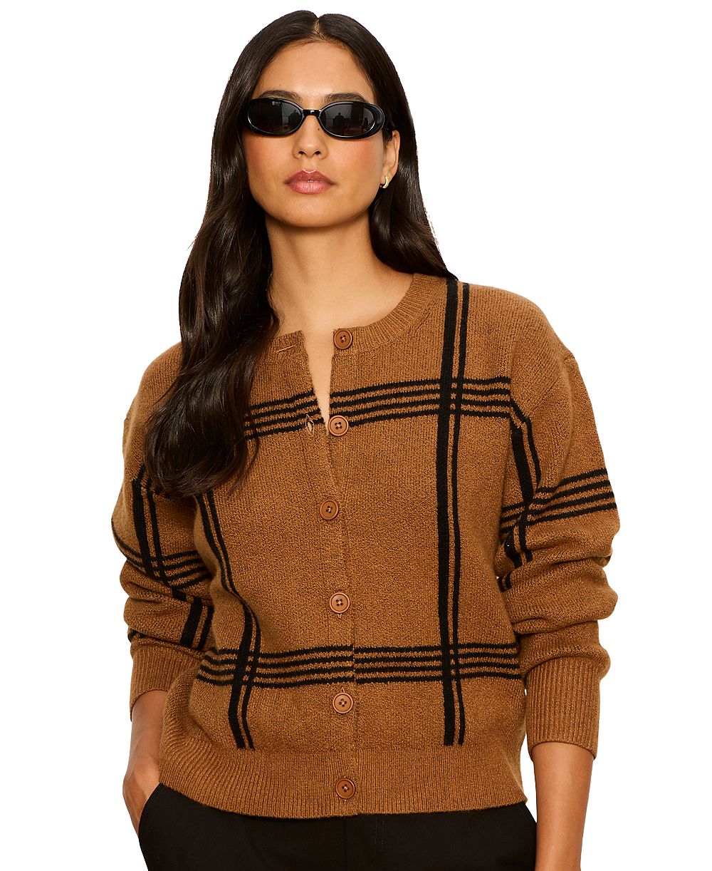 Sanctuary Women's Semi-Cropped Crewneck Sweater