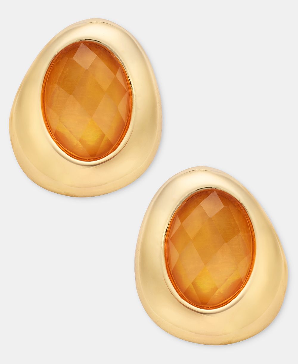 Anne Klein серьги с каменными пуговицами