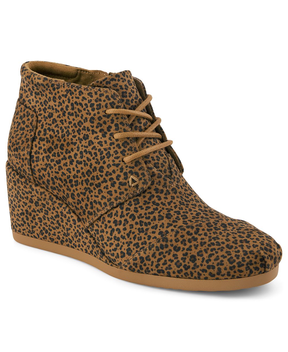 Женские ботильоны TOMS Desert Wedge Plus с завязками
