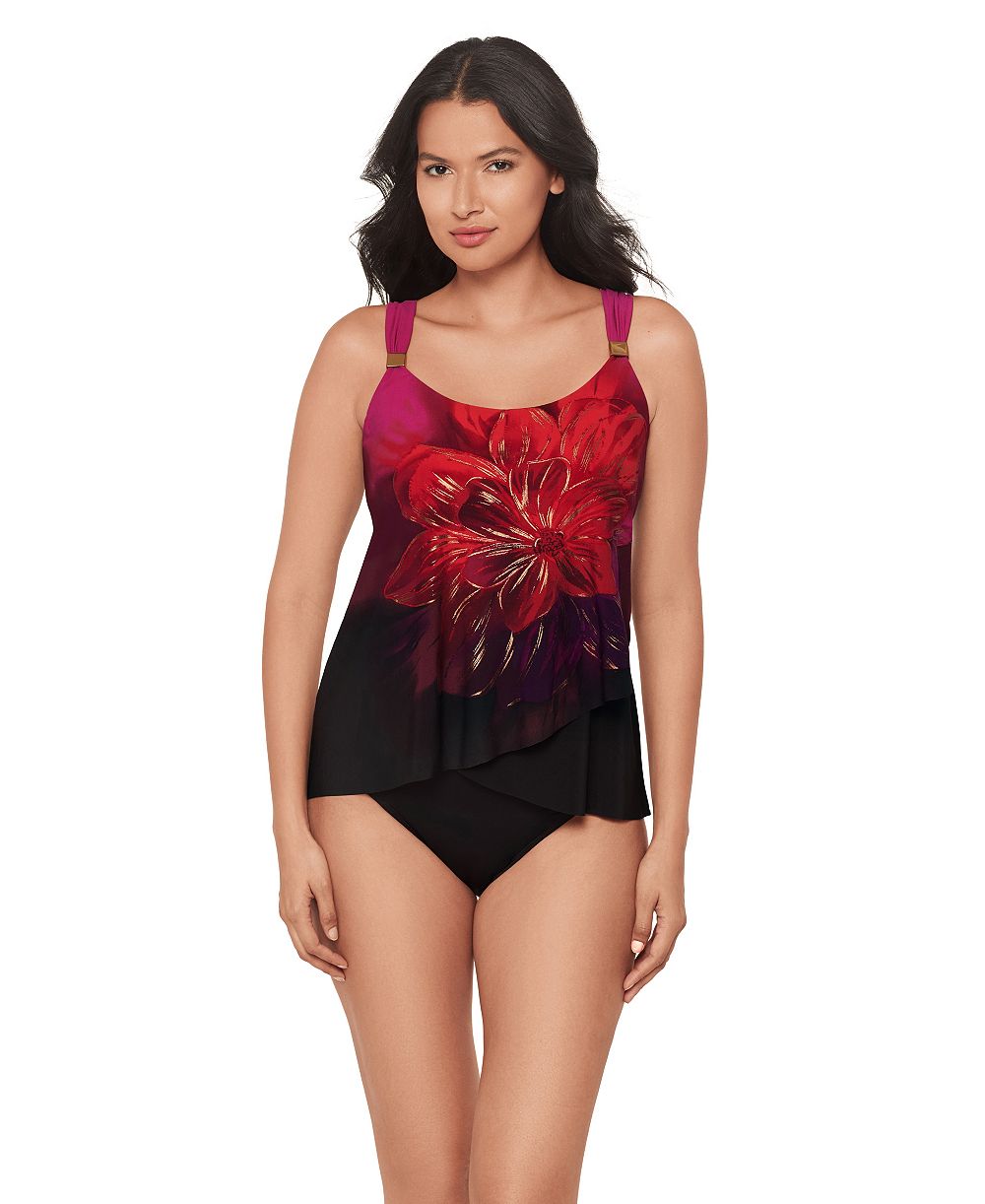 Женский топ Miraclesuit Petali Rosa Dazzle Underwire Tankini