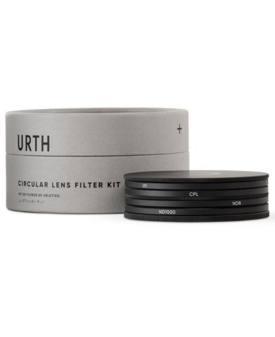 Urth 58mm Essentials Plus+ UV, CPL, ND8, and ND1000 Filters, 4-Piece Kit for 58mm Lenses