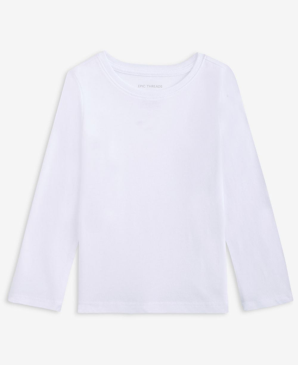 Epic Threads детская футболка с длинным рукавом Core для девочек 12M-5T, эксклюзив Macy's