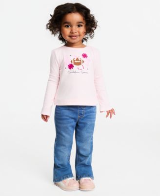 Epic Threads Toddler Girls' 12M-5T Long-Sleeve Touchdown Season Football T-Shirt, Macy's Exclusive