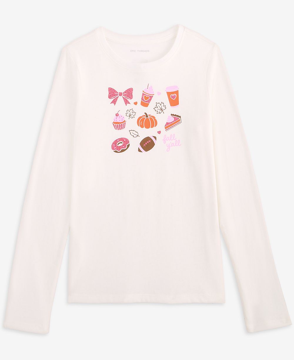 Epic Threads детская футболка с длинным рукавом Y'All для осени, эксклюзив Macy's