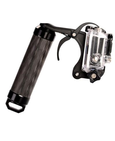 Freewell Pistol Trigger Adaptor Carbon Fiber Grip for GoPro Hero 5/4/3+/3