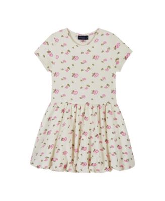 Детское платье Andy & Evan Blush Floral Knit Seersucker Bubble