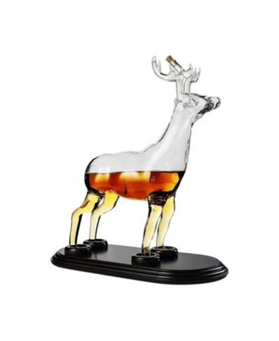 The Wine Savant Stag Antler 25 oz. Decanter