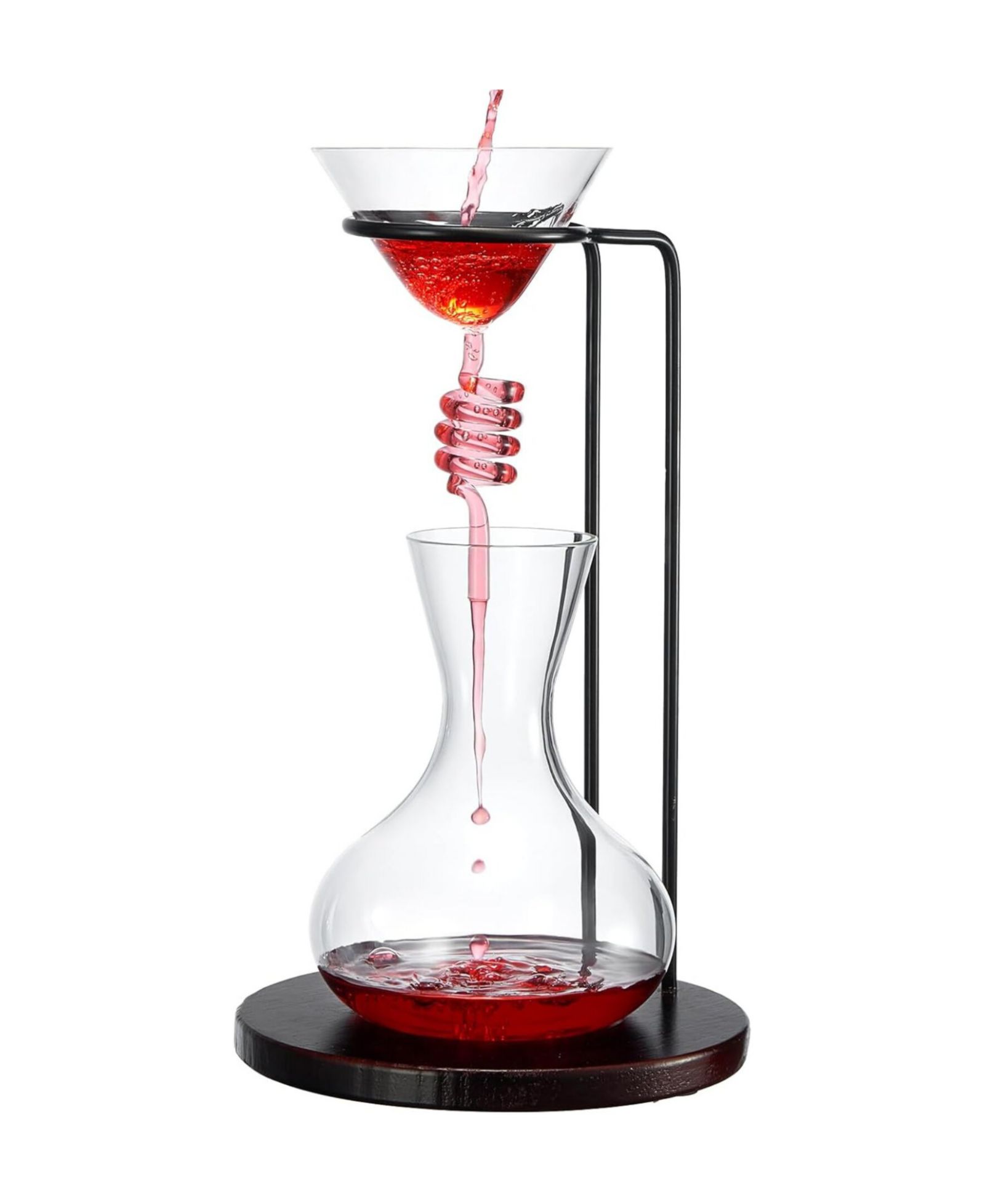 Набор декантер и аэратор для вина The Wine Savant Wine Tower 76 oz.